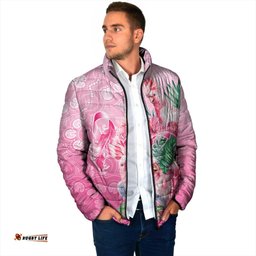 Australia Cockatoos Breast Cancer Padded Jacket Faith Hope Love LT05