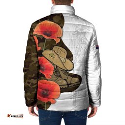 Australia ANZAC Day Padded Jacket Boots And Slouch Hat Lest We Forget LT14