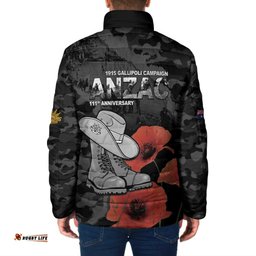 Australia 1915 Gallipoli ANZAC Padded Jacket 111th Anniversary Army Boots And Slouch Hat LT14