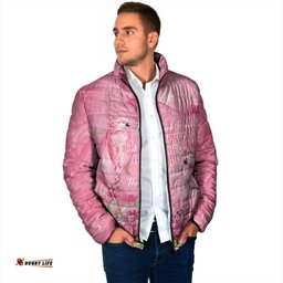 Australia Breast Cancer Awareness Padded Jacket Think Pink Cockatoos Ribbon LT14