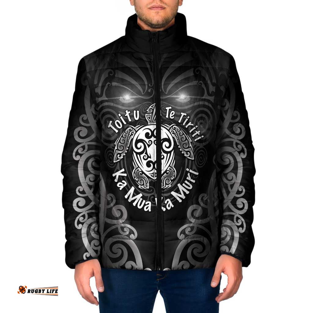 Aotearoa Toitu Te Tiriti Padded Jacket Ka Mua Ka Muri LT05