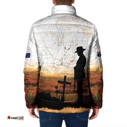 Australia And New Zealand ANZAC Day Padded Jacket Battle Of Beersheba LT05