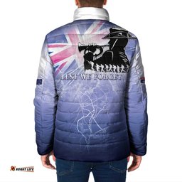 Australia ANZAC Day Padded Jacket Battle Of Passchendaele Remember Them LT05