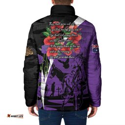 Australia ANZAC Day Padded Jacket Animals of War - Lest We Forget LT7