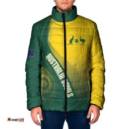 Australia Bowls Personalised Padded Jacket Basic Marble Glaze - National Color LT7