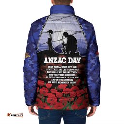 ANZAC Day Padded Jacket Lest We Forget DT05