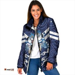 AFL Cats Football Personalised Padded Jacket Final Geelong Premiers Trophy Aboriginal LT14
