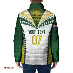 Cook Islands Rugby Custom Padded Jacket Kuki's Aitu Champions LT7