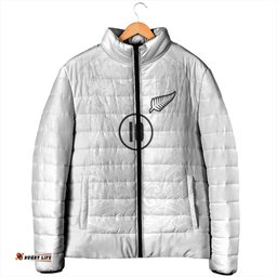 Custom New Zealand Football Padded Jacket The Whites-Sporty T90 Style LT03