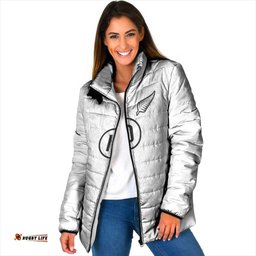 Custom New Zealand Football Padded Jacket The Whites-Sporty T90 Style LT03