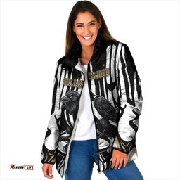 Custom Collingwood Black Padded Jacket Unique Style DT05