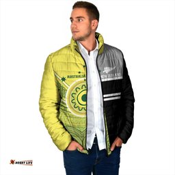 Custom Cricket AUNZ Spirit Padded Jacket Aussie New Zealand Retro Edition LT9
