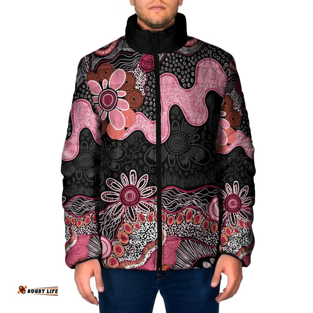 Australia NAIDOC Week 2026 Padded Jacket Aboriginal Contemporary Art LT7
