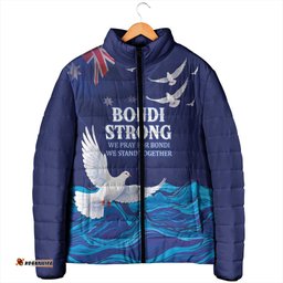 Bondi Beach Pray For Australia Personalised Padded Jacket LT9