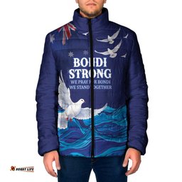 Bondi Beach Pray For Australia Personalised Padded Jacket LT9