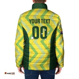 Custom Australia Socceroos 2025 Padded Jacket Forever Golden LT01
