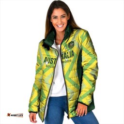 Custom Australia Socceroos 2025 Padded Jacket Forever Golden LT01