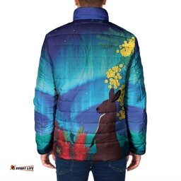 Australia Northern Lights Scenery Padded Jacket LT7