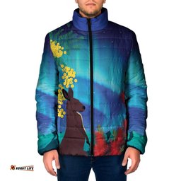 Australia Northern Lights Scenery Padded Jacket LT7
