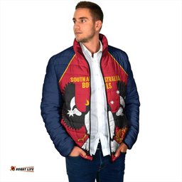 Custom South Australia Bowls Padded Jacket Go Champions SA Piping Shrike LT14