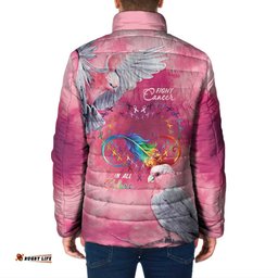 Australia Fight Cancer In All Colors Padded Jacket Galah Pink Tie Dye LT7