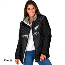 Custom Aotearoa Rugby Padded Jacket The Blacks-Sporty T90 Style LT03