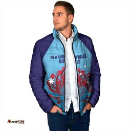 Custom New South Wales Bowls Australia Padded Jacket Go Champions NSW Waratah LT14