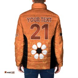 Australian Northern Territory Lawn Bowls Custom Padded Jacket Aussie Minimalist Style LT9