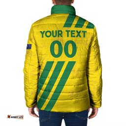 Custom Soccer 2026 Australia Padded Jacket Socceroos Go Glory LT01