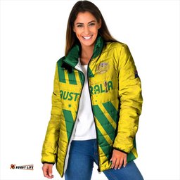 Custom Soccer 2026 Australia Padded Jacket Socceroos Go Glory LT01