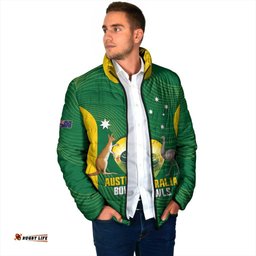 Custom Bowls Australia Padded Jacket National Color Curve Sporty LT14