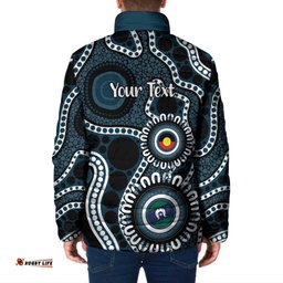 Carlton NAIDOC Week 2026 Personalised Padded Jacket 50 Years of Deadly Aboriginal Art LT14