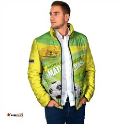Custom Australia Soccer 2026 Padded Jacket Come On Matildas LT14