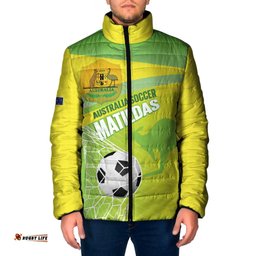 Custom Australia Soccer 2026 Padded Jacket Come On Matildas LT14