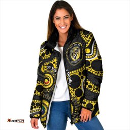Richmond NAIDOC Week 2026 Personalised Padded Jacket 50 Years of Deadly Aboriginal Art LT14