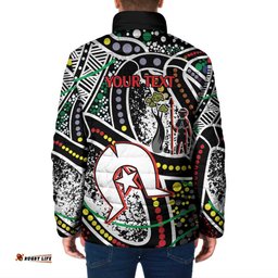 NAIDOC 50 Years of Deadly Personalised Padded Jacket Aboriginal Dot Art LT9