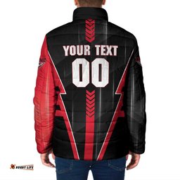 Personalized Essendon Bombers Padded Jacket Modern Geometric Sports Graphic Style TS04