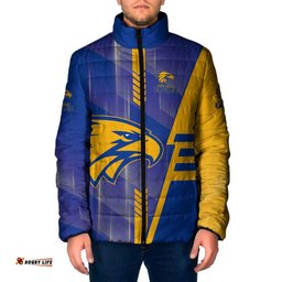 Personalized West Coast Eagles Padded Jacket Modern Geometric Sports Graphic Style TS04