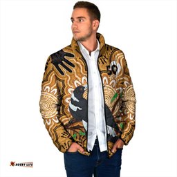 Personalised Australia Magpie NAIDOC Week 2026 Padded Jacket 50 Years of Deadly Aboriginal Art LT14