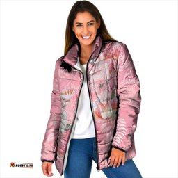 Personalised Galah Cockatoo Eucalyptus Flowers Padded Jacket Australian Breast Cancer Spirit LT9