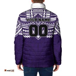 Personalized Fremantle Dockers Padded Jacket Polynesian Tribal Pattern Heritage Football TS04