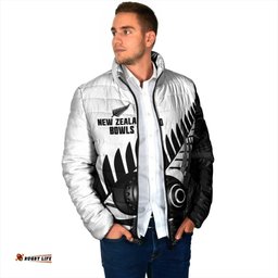 New Zealand Lawn Bowls Custom Padded Jacket Aotearoa Silver Fern LT14