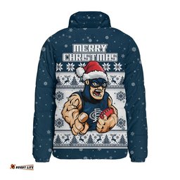 Carlton Padded Jacket Special Ugly Christmas Holiday Footy Fans
