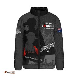 Australia Padded Jacket Remembrance Day 11th November Tribute Edition