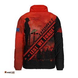 Australia Padded Jacket Anzac Day Dawn Of Sacred Remembrance