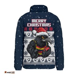 Adelaide Crows Padded Jacket Special Ugly Christmas Holiday Footy Fans