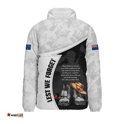 Australia Padded Jacket Anzac Day Proud Remembrance Of Fallen Heroes
