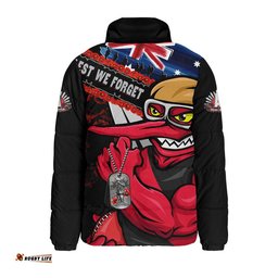 Essendon Padded Jacket Lest We Forget Eternal Honor