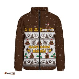 Hawthorn Padded Jacket Special Ugly Christmas Holiday Footy Fans