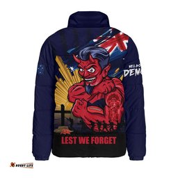 Melbourne Padded Jacket ANZAC Day Honour And Football Legacy